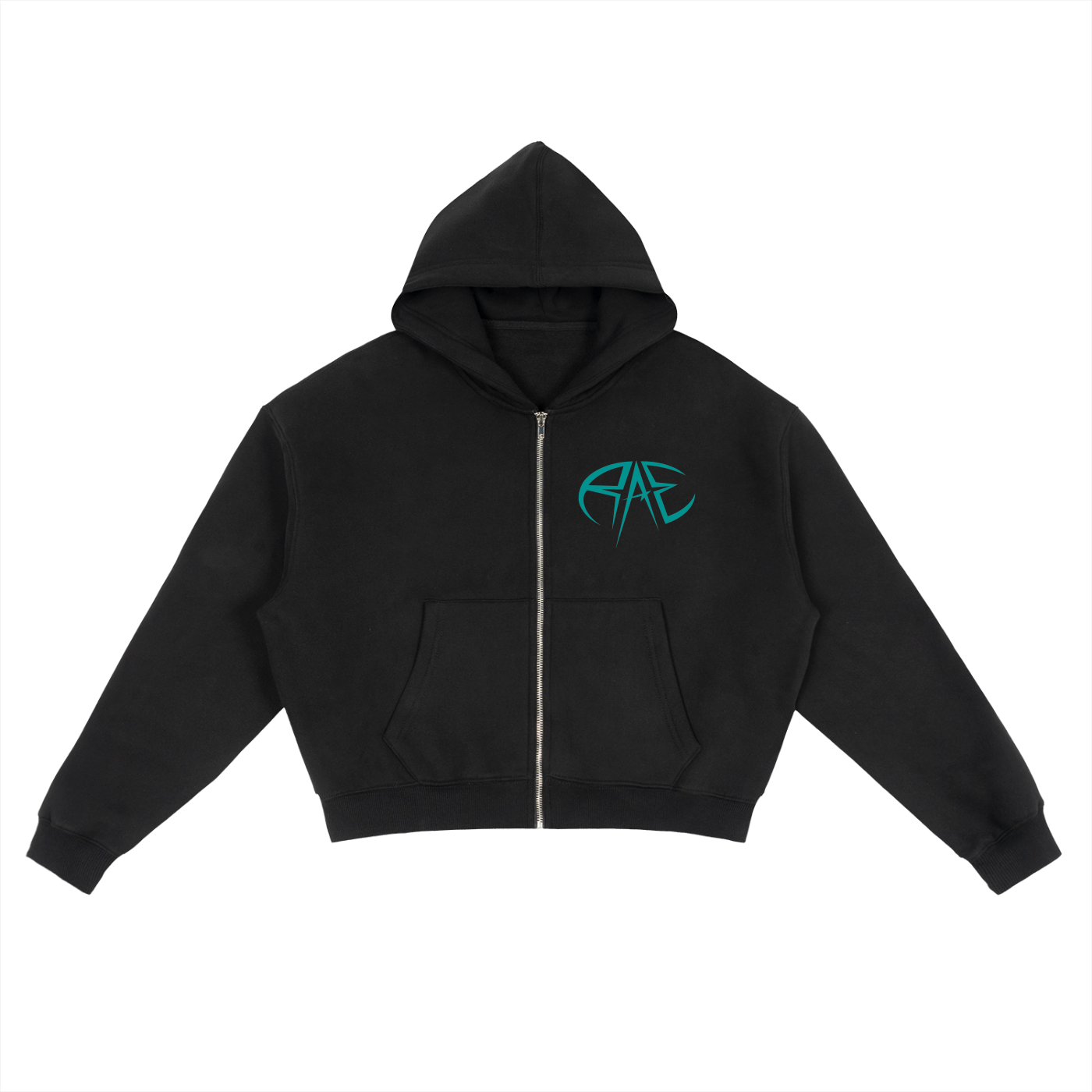 Siren Zip-Up Boxy Hoodie