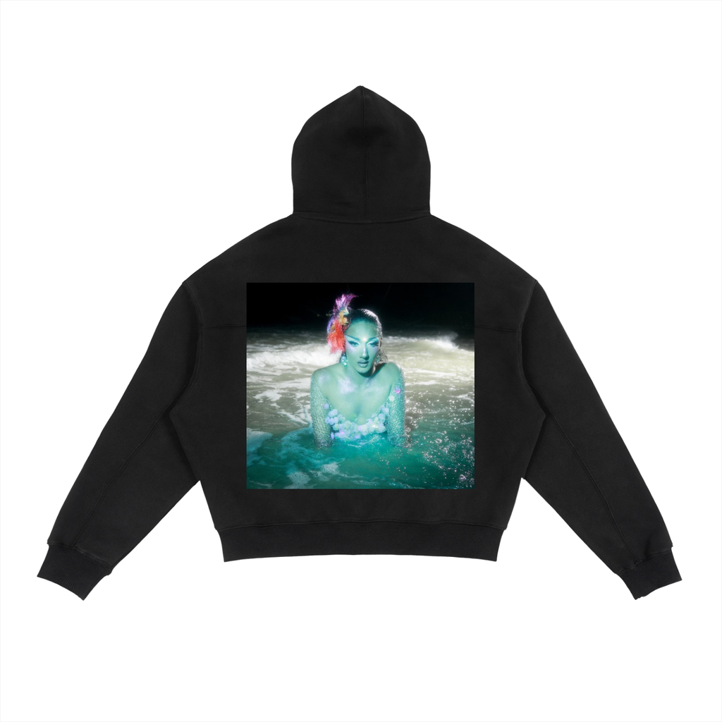 Siren Zip-Up Boxy Hoodie