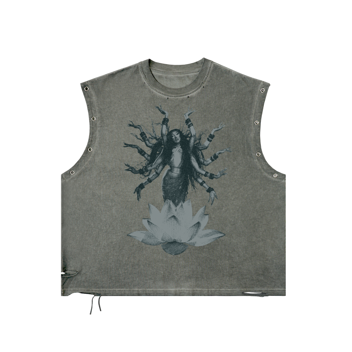 Goddess Distressed Tank Top